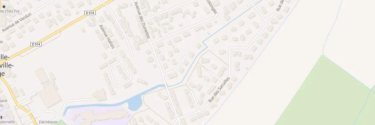 Plan du 8 Rue de la Mouette Rieuse à Merville-Franceville-Plage