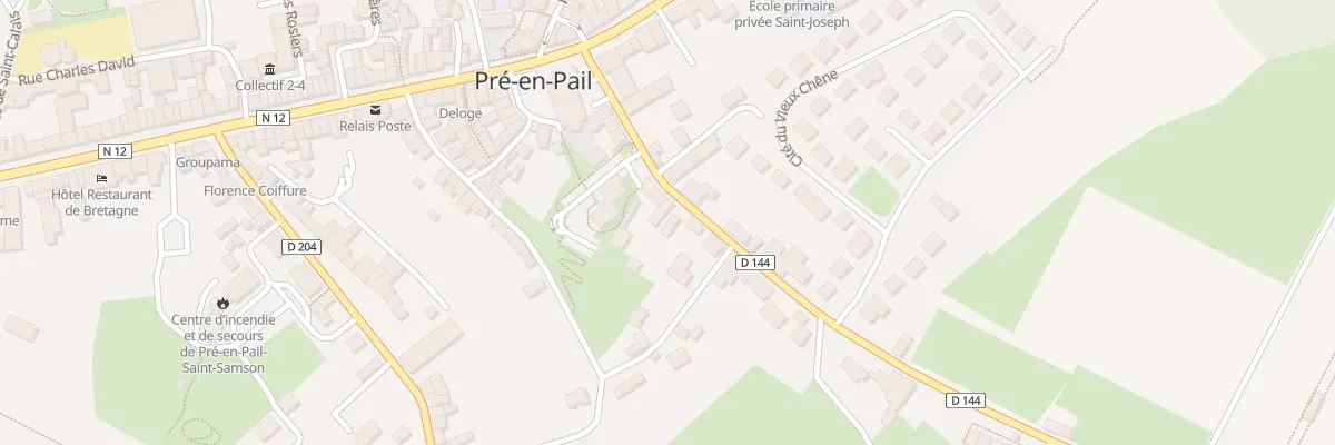 Plan du 11 Rue Ste Anne à Pré-en-Pail-Saint-Samson