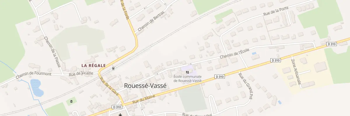 Plan du 25 Chem de l’Ecole à Rouessé-Vassé