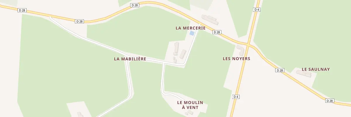 Plan du 6 La Haute Mercerie à Neuvillette-en-Charnie