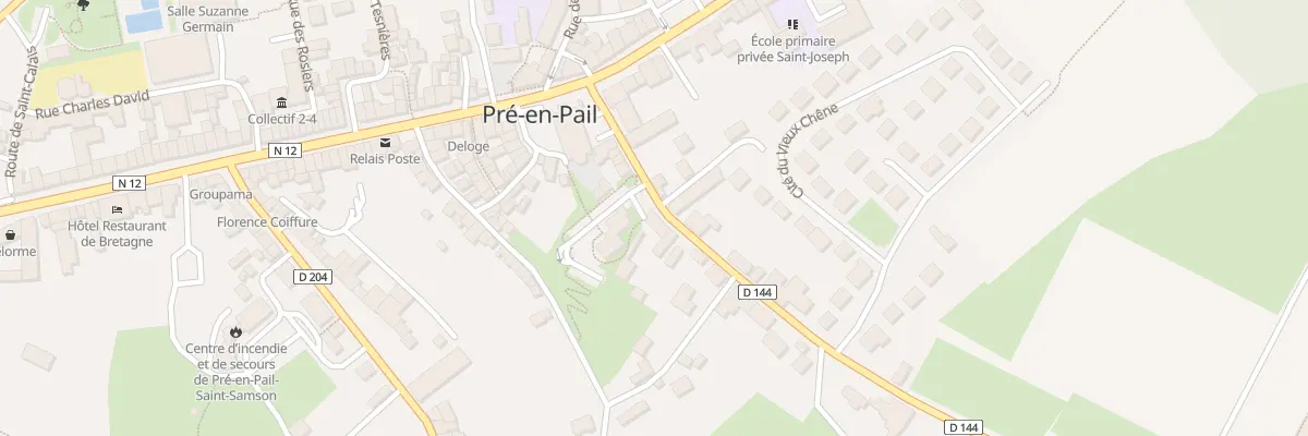 Plan du 21 Rue Ste Anne à Pré-en-Pail-Saint-Samson