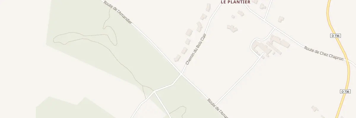 Plan du 24 Chem de Bois Clair à Mainxe-Gondeville