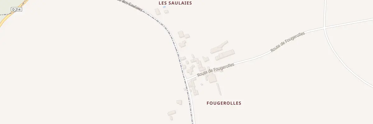 Plan du 3 Rue des saulaies à Verrie