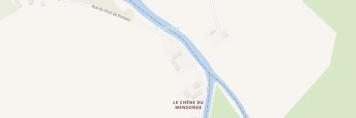 Plan du 1741 Rue du Chêne du Mensonge à Gennes-Val-de-Loire