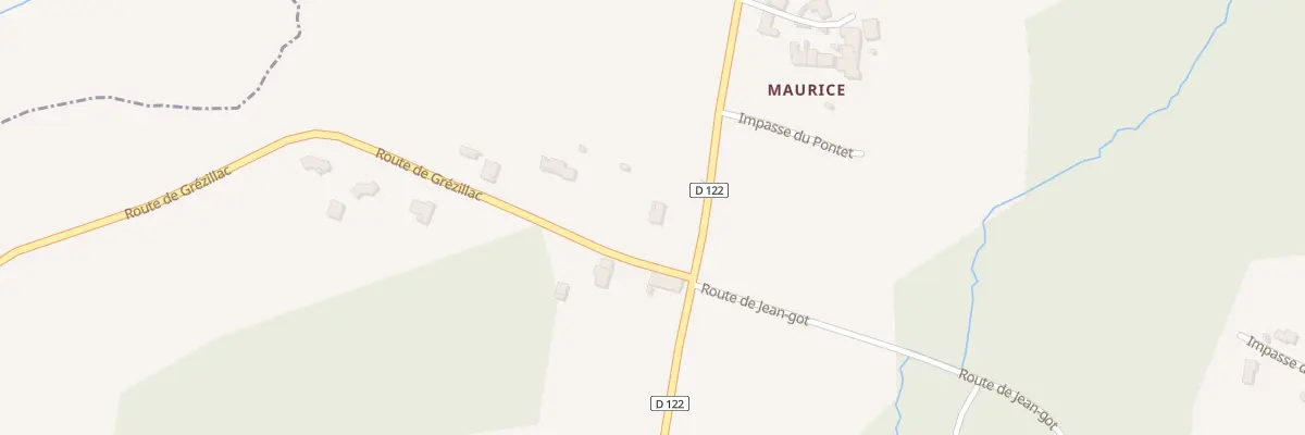 Plan du 10 La Ribeyre à Lugaignac