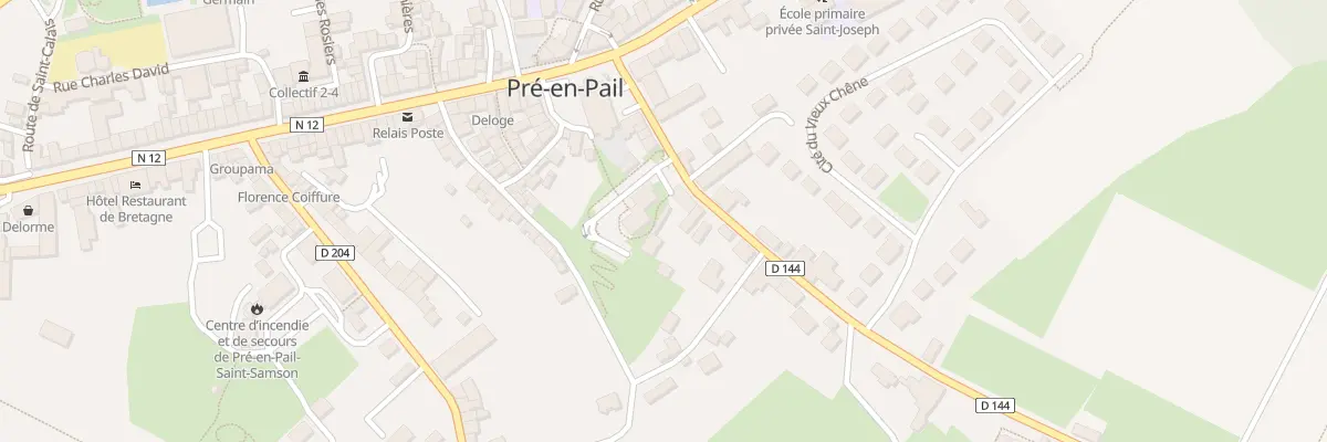 Plan du 21B Rue Ste Anne à Pré-en-Pail-Saint-Samson