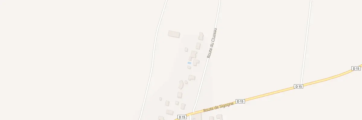 Plan du 12 Rte du Cluzeau à Chassors