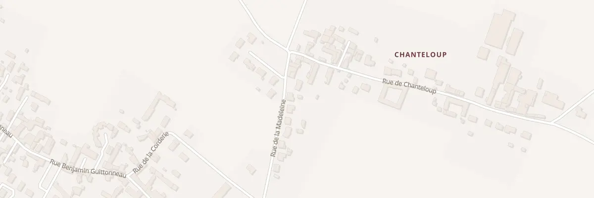 Plan du 322 Rue de la Madeleine à Vaudelnay