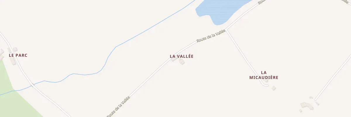 Plan du 972 Rte de la Vallée à Baugé-en-Anjou