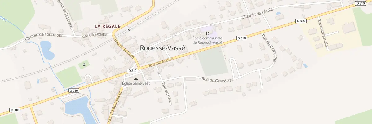 Plan du 10 Rue du Maine à Rouessé-Vassé