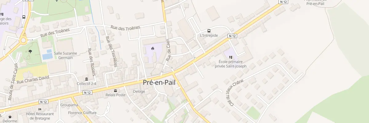 Plan du 46 Rue Aristide Briand à Pré-en-Pail-Saint-Samson