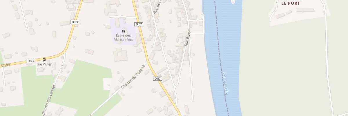 Plan du 28 Rue de la Motte à Parcé-sur-Sarthe