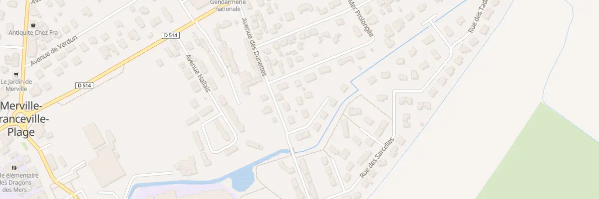 Plan du 3 Rue de la Mouette Rieuse à Merville-Franceville-Plage