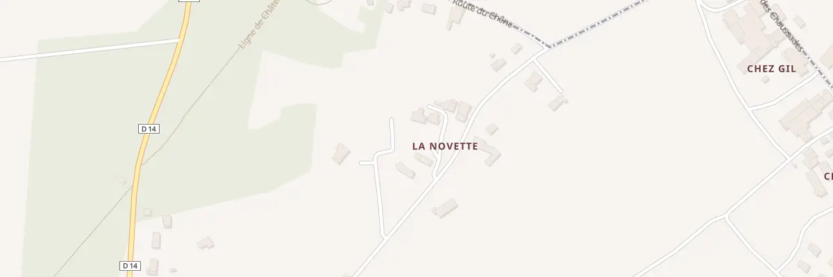 Plan du 8 La Novette au Tâtre