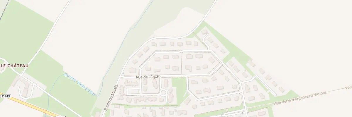 Plan du 6 Rue du Bois à Vimont