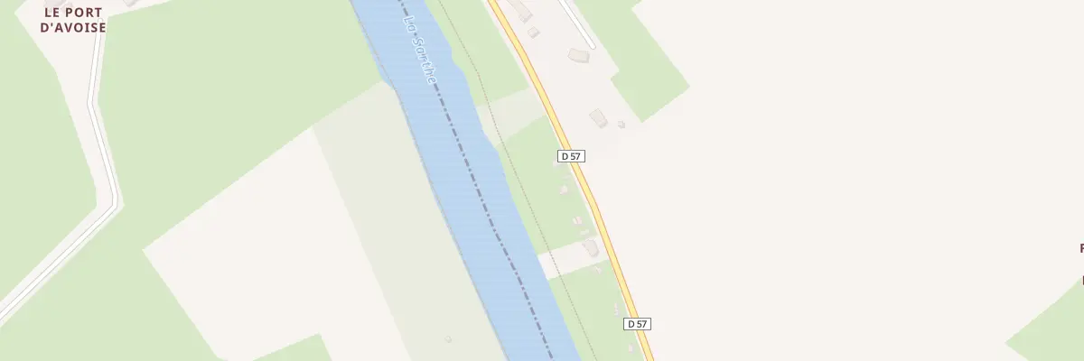 Plan du 21 Rte de Parce à Avoise