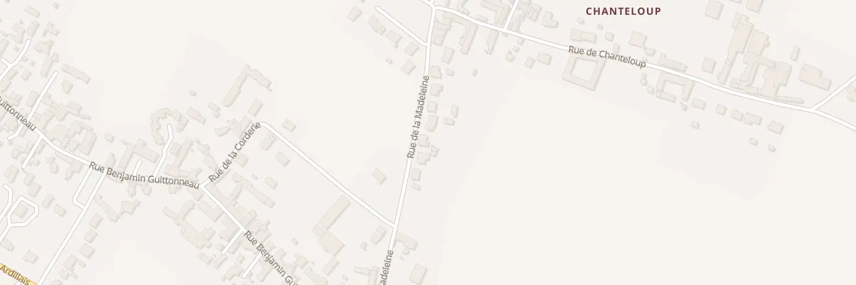 Plan du 242 Rue de la Madeleine à Vaudelnay