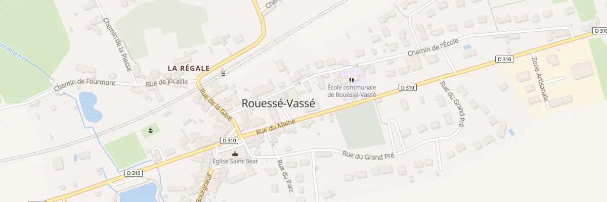 Plan du 6 Pl de la Mairie à Rouessé-Vassé
