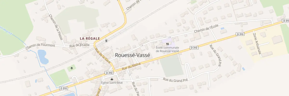 Plan du 6 Chem de l’Ecole à Rouessé-Vassé