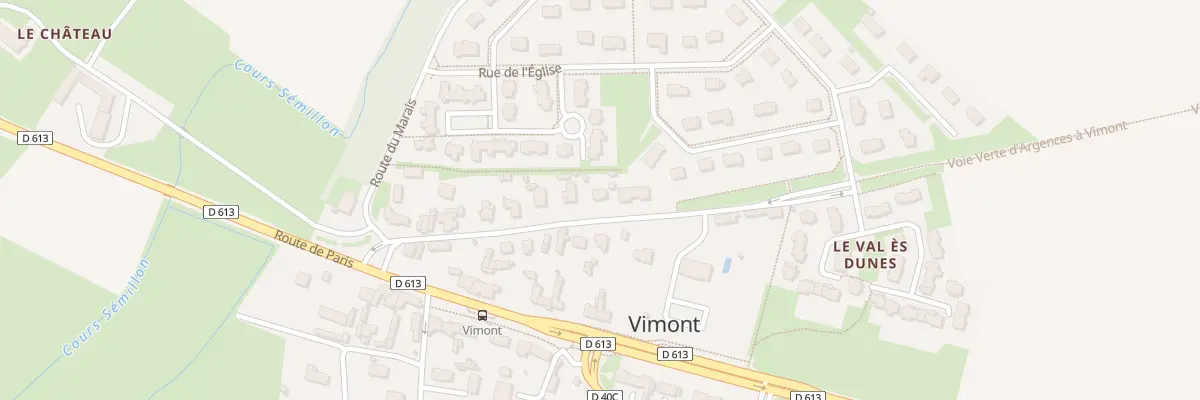 Plan du 20 Rte d’Argences à Vimont