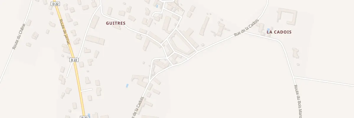 Plan du 8 Rue de la Cadois à Chassors