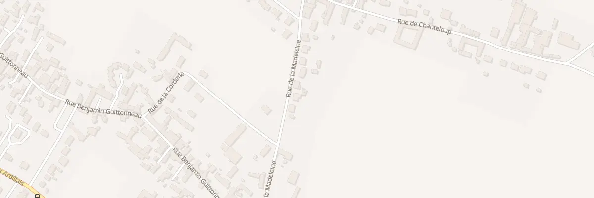 Plan du 236 Rue de la Madeleine à Vaudelnay