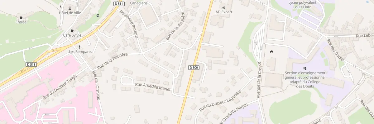 Plan du 7 Rue du Val Fleuri à Falaise