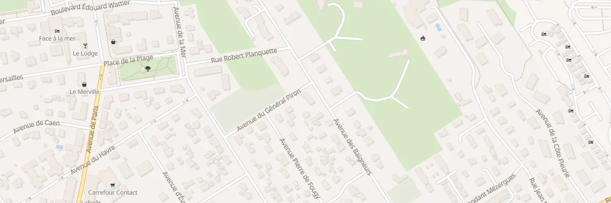 Plan du 9001 Av des Baigneurs à Merville-Franceville-Plage