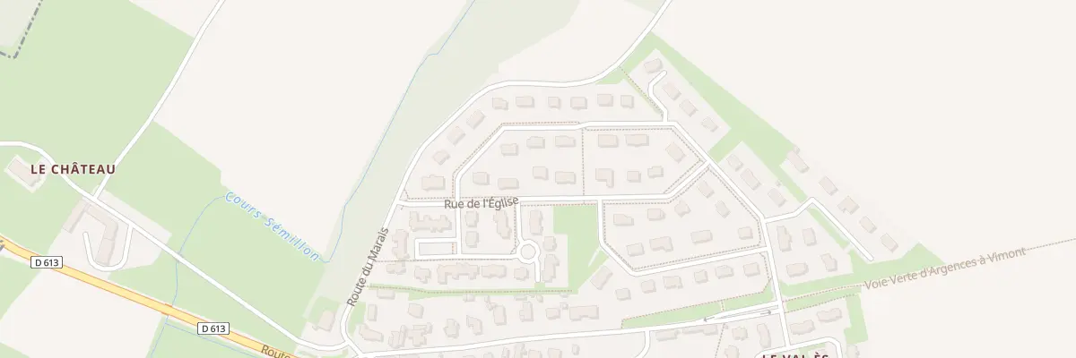 Plan du 5 Rue de l’Église à Vimont