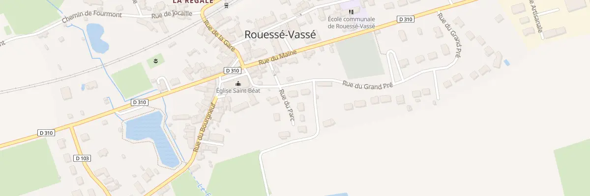 Plan du 4 Che sous la Ville à Rouessé-Vassé