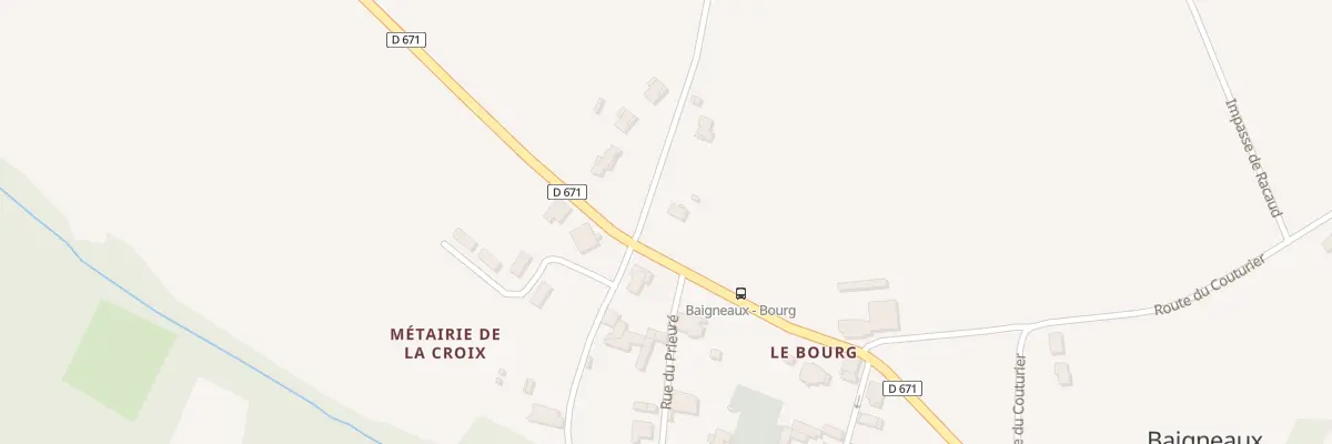 Plan du 3 Rte de la Foret à Baigneaux