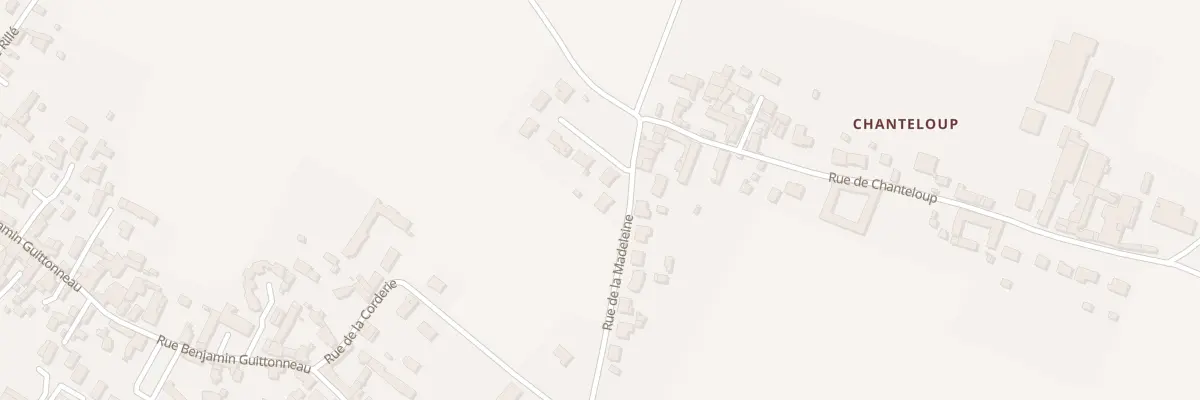 Plan du 319 Rue de la Madeleine à Vaudelnay