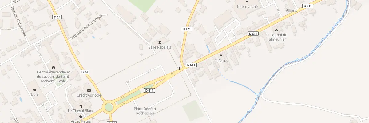 Plan du 2 Rue de Béchereau à Saint-Maixent-l’École