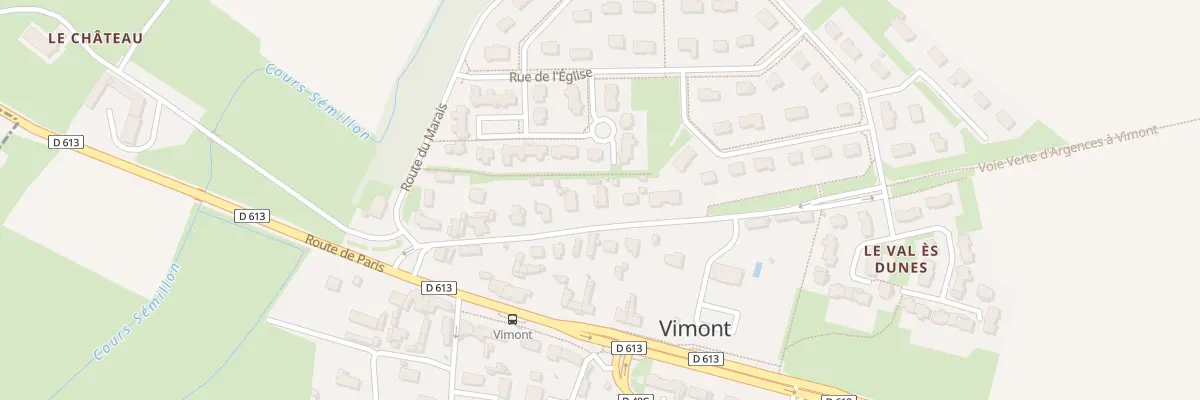 Plan du 18 Rte d’Argences à Vimont