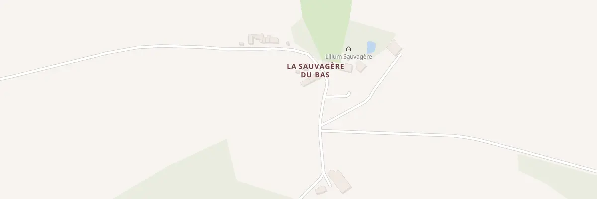 Plan du 1 La Sauvagère du Bas à Gesvres
