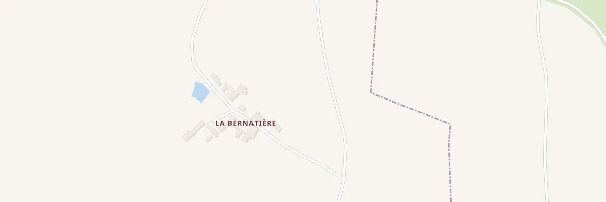 Plan du 2 La Bernatière à Saivres