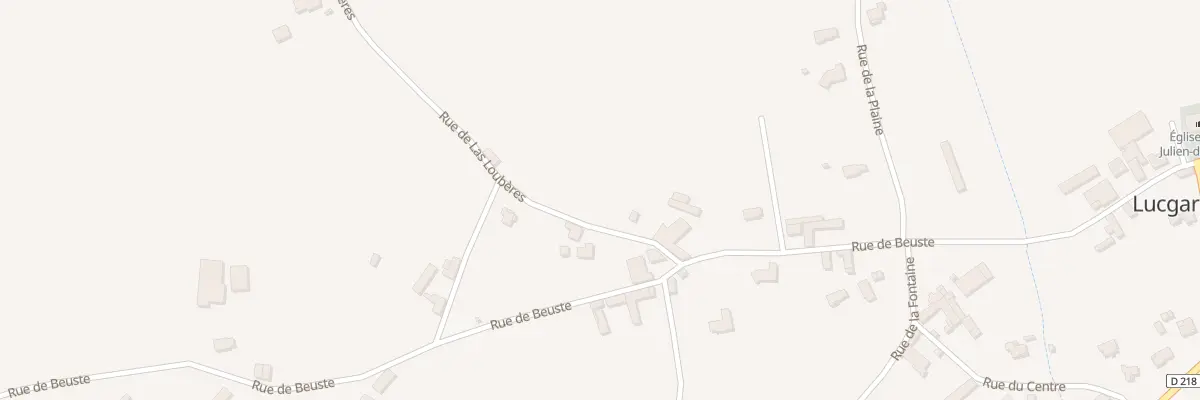 Plan du 6 Rue de Beuste à Lucgarier