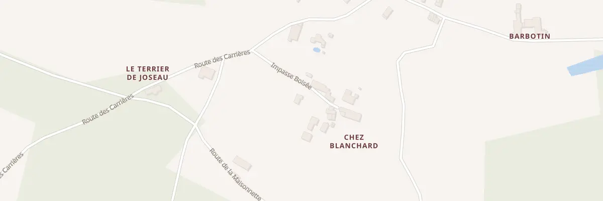 Plan du 5147 Chez Blanchard Sud à Saint-Palais-de-Négrignac