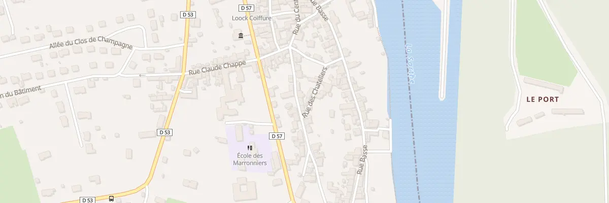 Plan du 12 Rue de la Motte à Parcé-sur-Sarthe