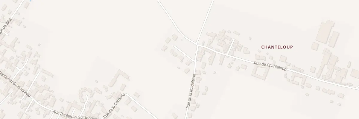 Plan du 329 Rue de la Madeleine à Vaudelnay