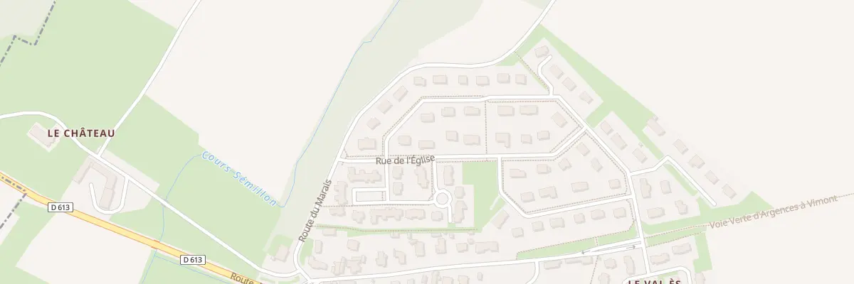 Plan du 3 Rue de l’Église à Vimont
