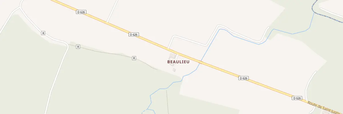 Plan du 1307 Rte de Saint Justin à Labastide-d’Armagnac