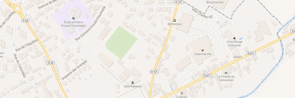 Plan du 7 Rue de Béchereau à Saint-Maixent-l’École
