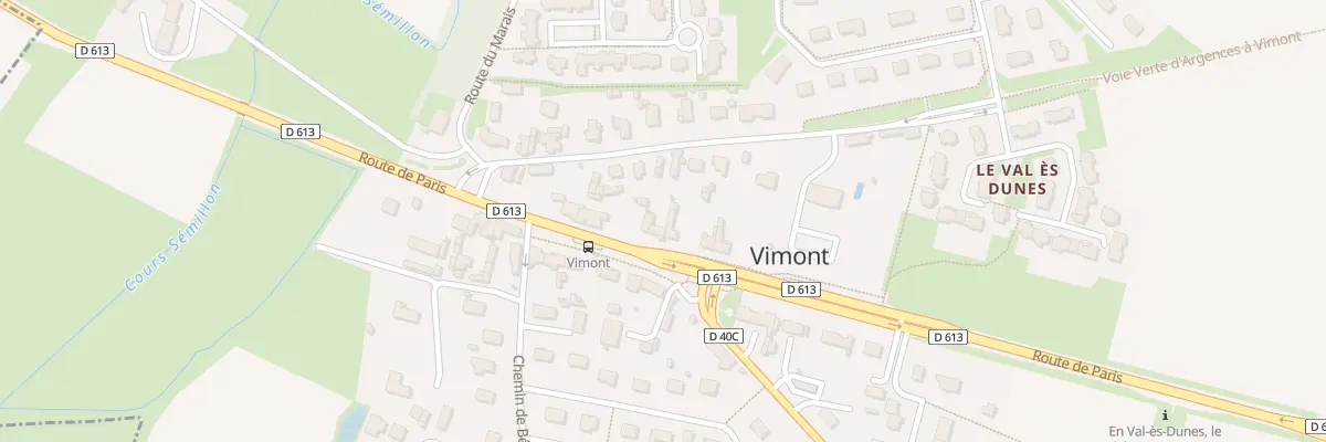 Plan du 14B Rte de Paris à Vimont