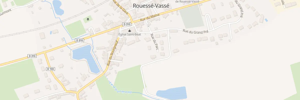 Plan du 4 Rue du Parc à Rouessé-Vassé