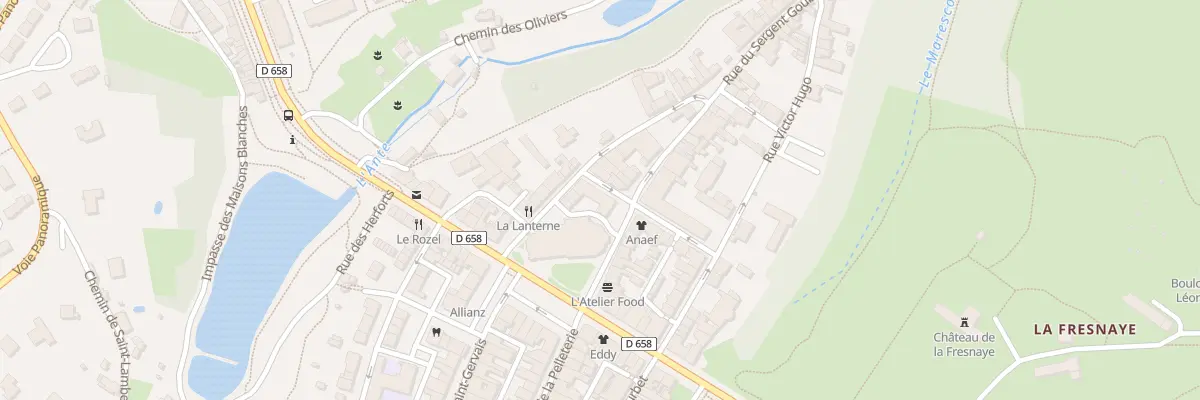 Plan du 2B Rue Bernard de Larochefoucauld à Falaise