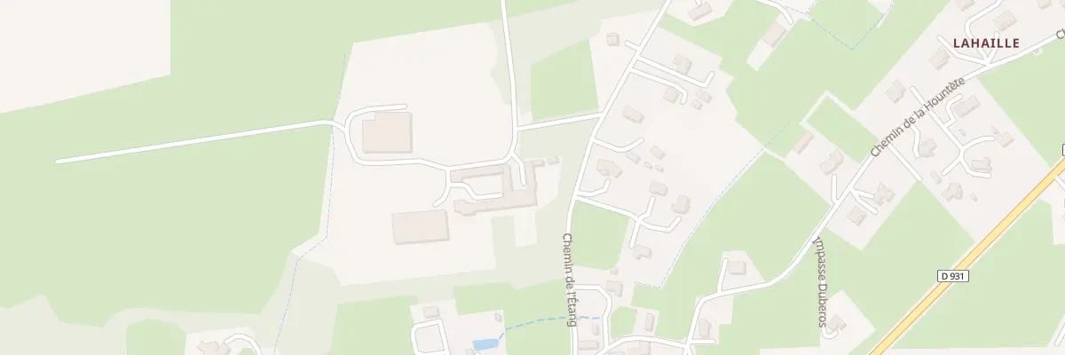 Plan du 5 Che de l’Etang à Vergoignan