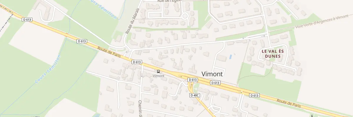 Plan du 14 Rte de Paris à Vimont