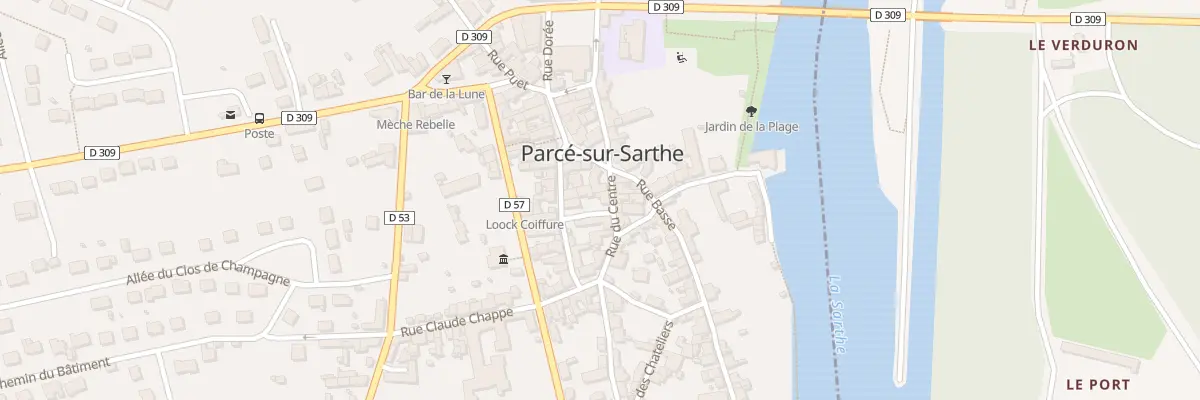 Plan du 5 Rue du Centre à Parcé-sur-Sarthe