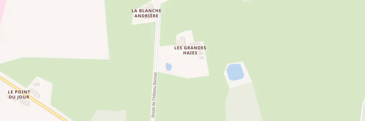 Plan du 187 Rte de Chateau Bonnet au Bailleul